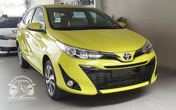 xe mau vang toyota yaris 2019 muaxegiatot vn 1 - Đánh giá Toyota Yaris 2021 hatchback nhập khẩu Thái Lan