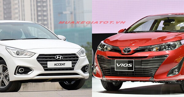 So sánh Toyota Vios 2021 và Hyundai Accent 2021