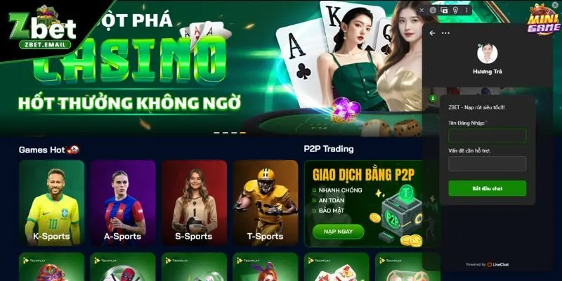 Khái quát dịch vụ chăm sóc khách hàng tại nhà cái ZBET