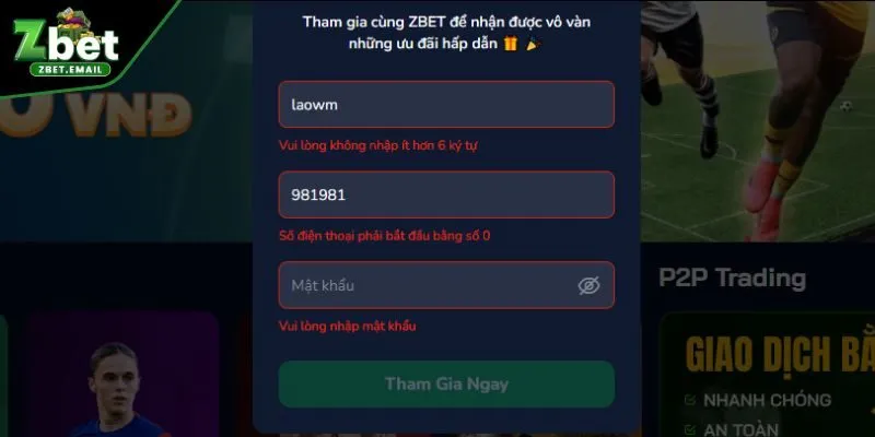 Lưu ý cần chú ý khi tiến hành tạo tài khoản tại địa chỉ