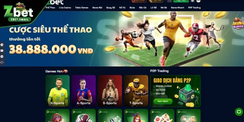 Thông tin khái quát nhất về sảnh chơi thể thao ZBET