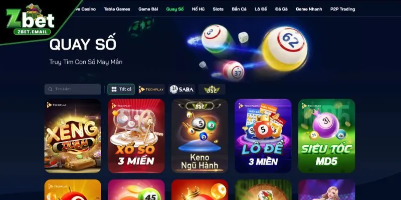 Tổng quan về sảnh chơi Quick Game tại ZBET